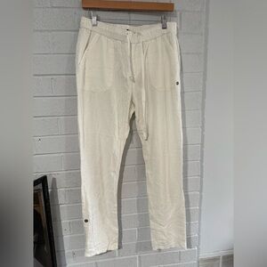 Roxy Cream Joggers Cream Medium Size
